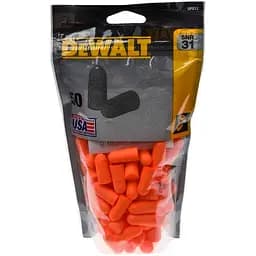 Беруши DeWalt одноразові помаранчеві 50 шт. (DPG12BG50)