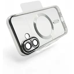 Чохол-накладка BeCover TPU Chrome Case (MagSafe) для Apple iPhone 16 Plus Silver (712078) - мініатюра 3