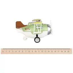 Літак металевий інерційний Same Toy Aircraft зелений SY8016AUt-2 - мініатюра 3