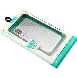 Чохол-накладка Usams Trunk Series Apple iPhone X Silver - мініатюра 2
