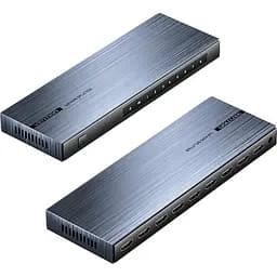 Сплітер Vention 4K 1x8 HDMI Splitter Black Aluminum Alloy Type EU Standard