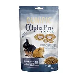 Снеки Cunipic Alpha Pro мальтові подушечки з кремовою начинкою, 50 г (ALSNACKMA)