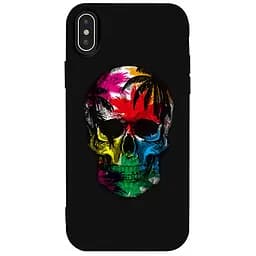 Чохол-накладка Toto Matt TPU 2 mm Print Case Apple iPhone XS Max #29 Skull Black