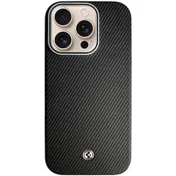 Чохол SGP PC+Leather with MagSafe для Apple iPhone 15 Pro Max 6.7 Carbon