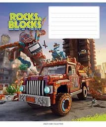 Зошит загальний Школярик Star Rocks&Blocks у лінію 12 аркушів 30 шт. (012-3280L) - мініатюра 4