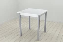 Стіл кухонний Ferrum-decor Агата 75x70x70 Сірий ДСП Біле 16мм (FRD-106242)