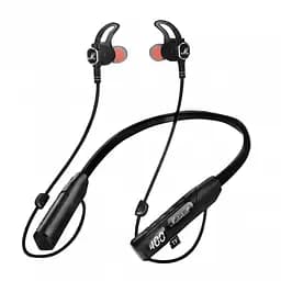 Наушники беспроводные черные для бега и спорта Bluetooth Marshall MJ-6977