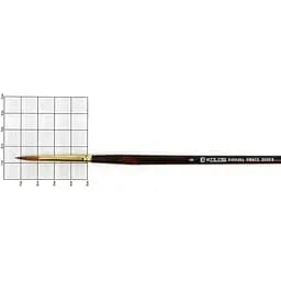 Пензель колонок круглий Grace 3039R № 8 довга ручка Kolos [CD]