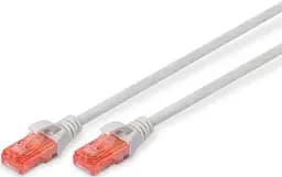 Патч-корд CAT 6 UTP 20м AWG 26/7 Cu LSZH сірий Digitus teh0018350