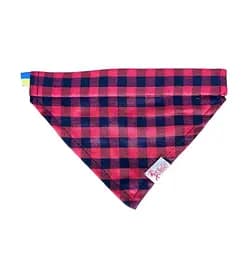 Нашийник-бандана для собак Diego чорно-червона, l