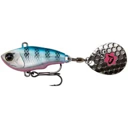 Тейл-спінер Savage Gear Fat Tail Spin 80 mm 24 g Blue Silver Pink