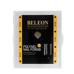 Верхние формы для наращивания ногтей BELEON Oval №15 (120 шт/уп.)