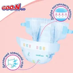 Набір підгузки на липучках GOO.N Plus М (6-11 кг) 112 шт. - мініатюра 8