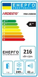 Ardesto Морозильний скринь, 249л, А++, ST, дисплей зовн., режим холодильника, білий - мініатюра 4