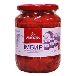 Имбирь маринованный Akura розовый 680 г