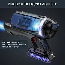 Пилосос Rowenta X-Force Flex 12.60 Auto Aqua RH98C0WO (00000055157) - мініатюра 5