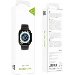 Смарт-годинник BOROFONE BD10 Ultra Smart sports watch (call version) Black - мініатюра 2