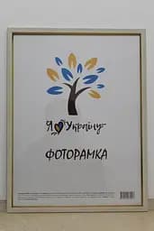 Фоторамка 30х42, світло-бежева із золотою вставкою, 1511-05148, СКЛО + ДВП                                                                                                                                                                                                                                                                                                                                                       