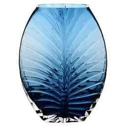 Ваза Viva Leaf голубой 25 см (A060188)