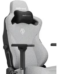Крісло для геймерів Anda Seat Kaiser 3 Size L Fabric Grey (AD12YDC-L-01-G-PV/F) - мініатюра 9