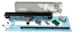 Душовий канал Rea Neo Slim Pro black 70 см REA-G8901 - мініатюра 7