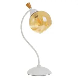 Настольная лампа Brille в современном стиле BL-586T/1 E27 WH+BR