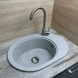 Кухонна мийка Adamant Ovale 610x420x180 terra 643223, Тера - мініатюра 2