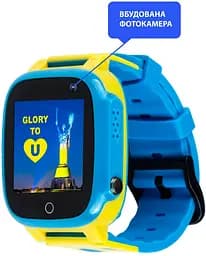 Дитячий смарт-годинник AmiGo Glory GO008 Blue-Yellow [81815] - мініатюра 5