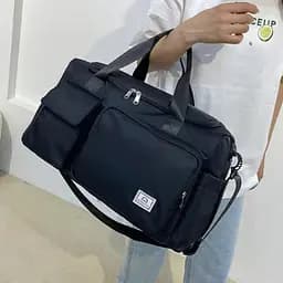Текстильна дорожня сумка Confident TB1-T-269A чорна - мініатюра 6