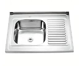 Мийка кухонна Kraft 8060L-D Decor прямокутна 800х600х180 мм 0,8 мм 30412