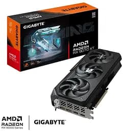 Відеокарта Gigabyte AMD Radeon RX 9070 XT 16GB GAMING OC (GV-R9070XTGAMING OC-16GD) (GDDR6, 256 bit, PCI-E v5.0 x16) - мініатюра 10