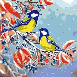 Картина за номерами Santi Українські синички, 30х40 см (954411)