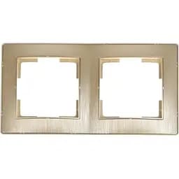 Рамка Brille двойная шампань RB-2F/B iv