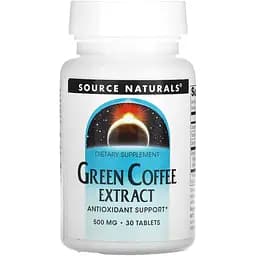 Екстракт зеленої кави Source Naturals 500 мг 30 таблеток