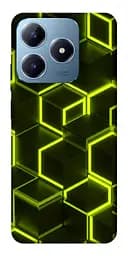 Чохол Demsky Neon hexagon для Realme C63 4G