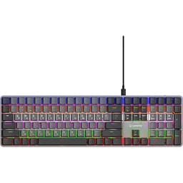 Клавіатура GamePro Red Swich Low Profile USB Dark Gray дротова (MK145R)