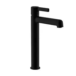 Змішувач для умивальника Haiba MarkUS 001 High Black HB3972 Чорний матовий