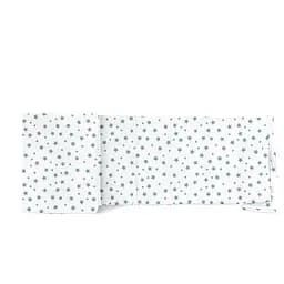 Набор бортиков в кроватку STARFALL CS3, лазурный (WeltBed_StarLightBlueWhite-3003_2)