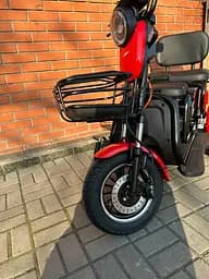 Електроскутер Триколісний Corso Logan (1200W 72V/23Ah) Червоний - мініатюра 7