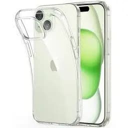 Чохол-накладка Toto TPU Silicone with Edge Apple iPhone 15 Clear