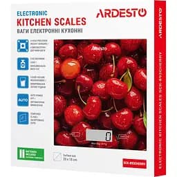 Ваги кухонні Ardesto Cherry (SCK-893CHERRY) - мініатюра 6
