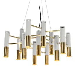 Люстра Лофт RI 756LPR5133-13 WH+GD