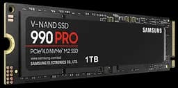 SSD M.2 накопичувач Samsung 990 PRO 1TB (MZ-V9P1T0BW)