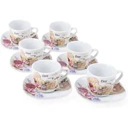 Кавовий сервіз з блюдцями 6/12 NP89SETCOF/90