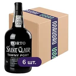 Упаковка портвейну Saint Clair Porto Tawny DO 19% 4.5 л (0.75 л х 6 шт.)
