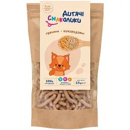 Палочки неглазированные Дитячі смаколики Гречнево-кукурузные с киноа и сладкой стевией, 25 г