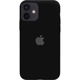 Чохол-накладка Toto Silicone Full Protection Case Apple iPhone 12 Mini Black - мініатюра 2