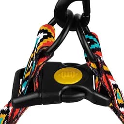 Шлея для собак BronzeDog Urban Гуцульський помаранч S 40-53 см - мініатюра 3