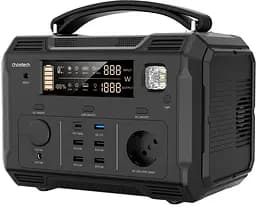 Зарядна станція Choetech BS004 500Вт (484Вт/г) QC 3.0, USB-C PD100 Вт - мініатюра 2