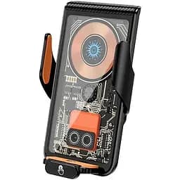 Держатель Auto open-close Transparent Wireless Charger XYJ L9 15W RGB